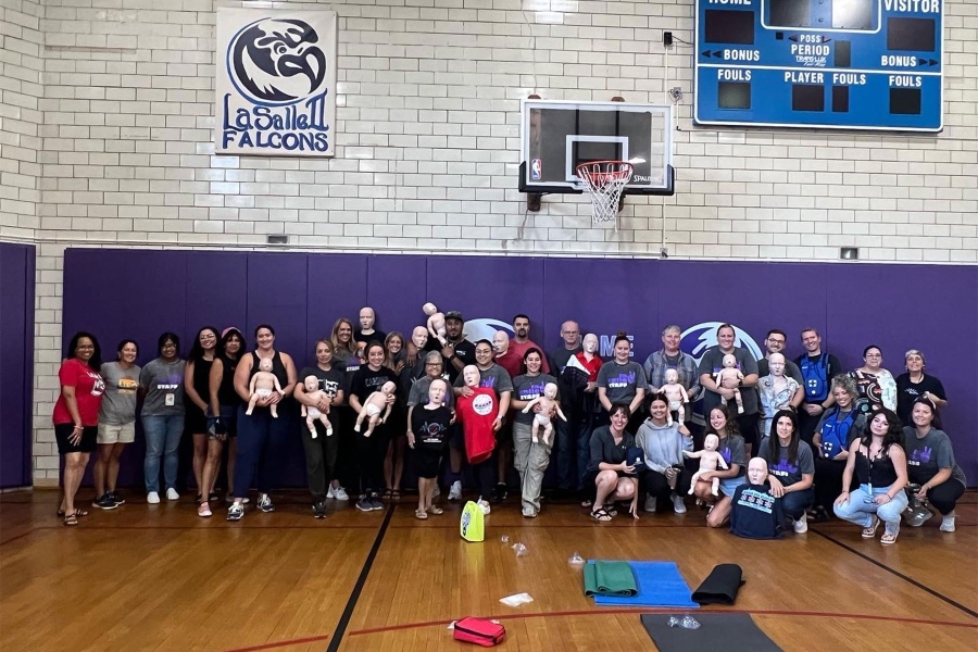 Lasalle-School-II-Chicago 
On-site CPR & AED training at Lasalle School II Chicago, IL