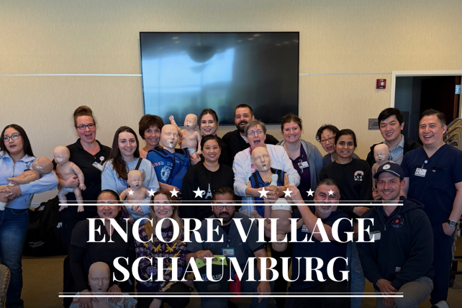 Encore Village Schaumburg, IL 
BLS training with the members of Encore Village in Schaumburg, IL